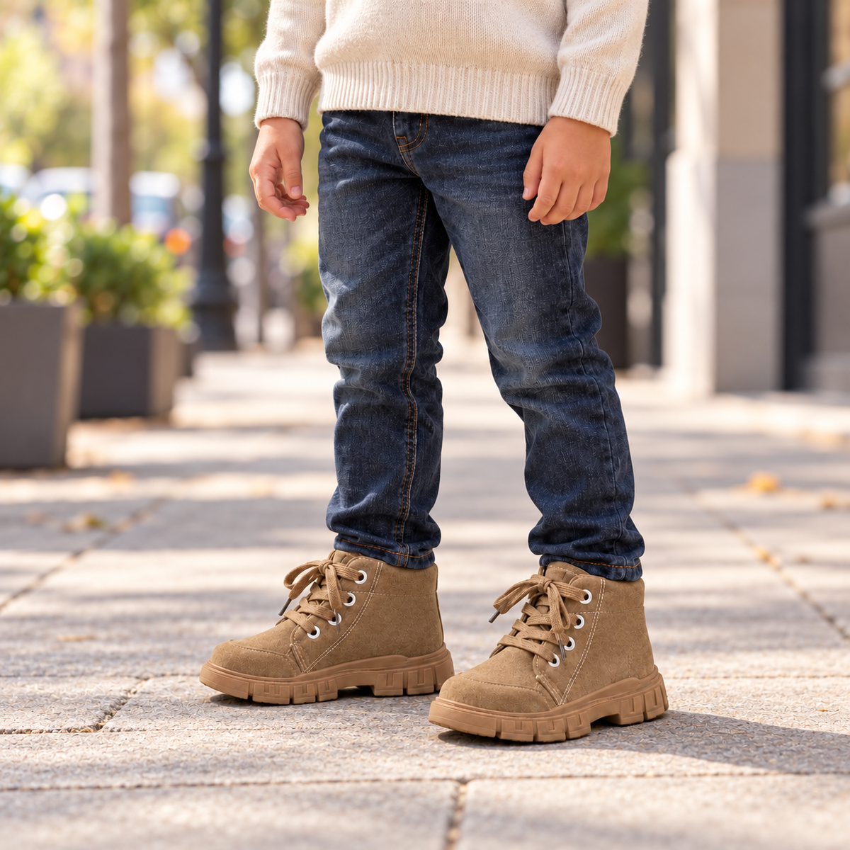 Kids’ Lace-Up Ankle Boots — Everyday Style in Classic Colors