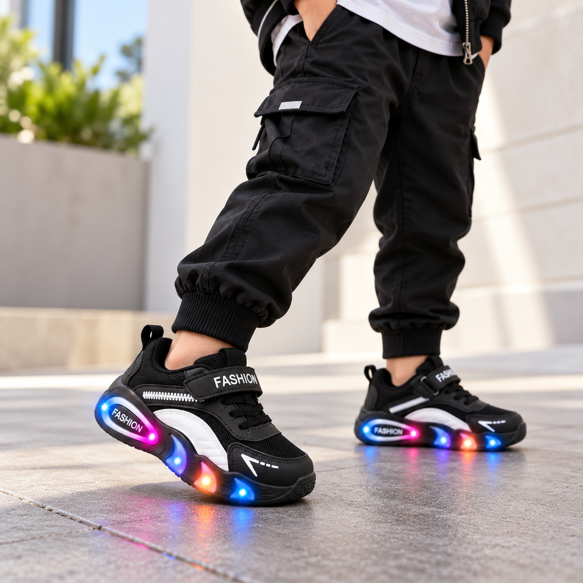 Kids' LED Light-Up Sneakers – Comfort, Style & Fun!