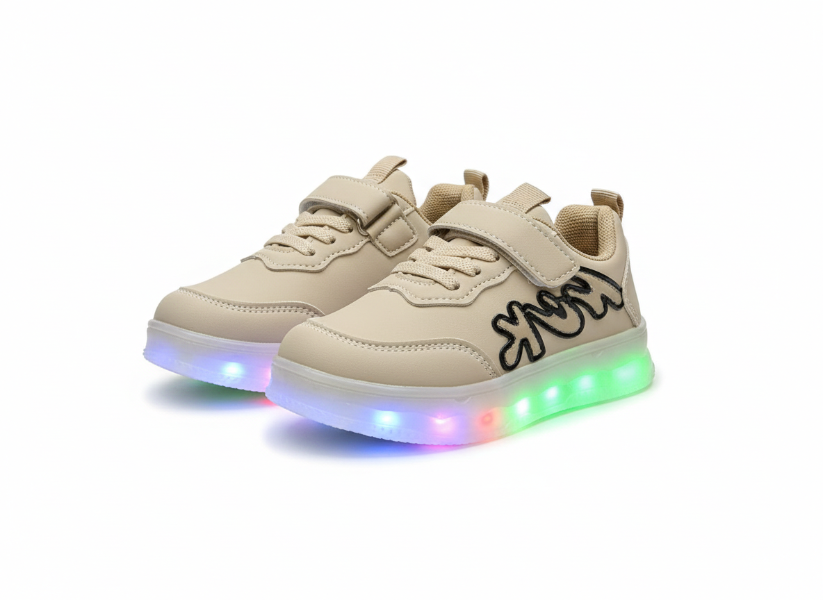 Kids Light-Up Sneakers – Comfortable LED Sole Shoes