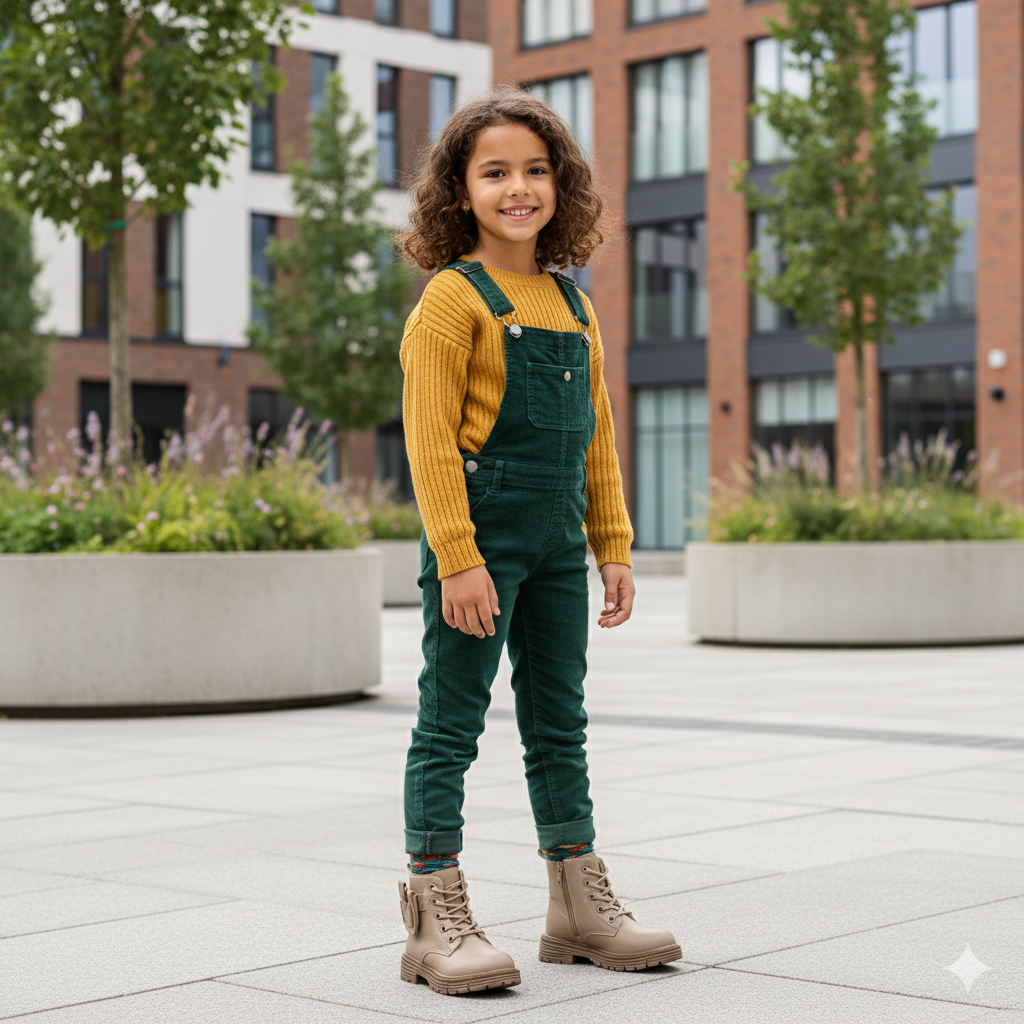 Girls' boots: snug lace-up fit, lugged sole