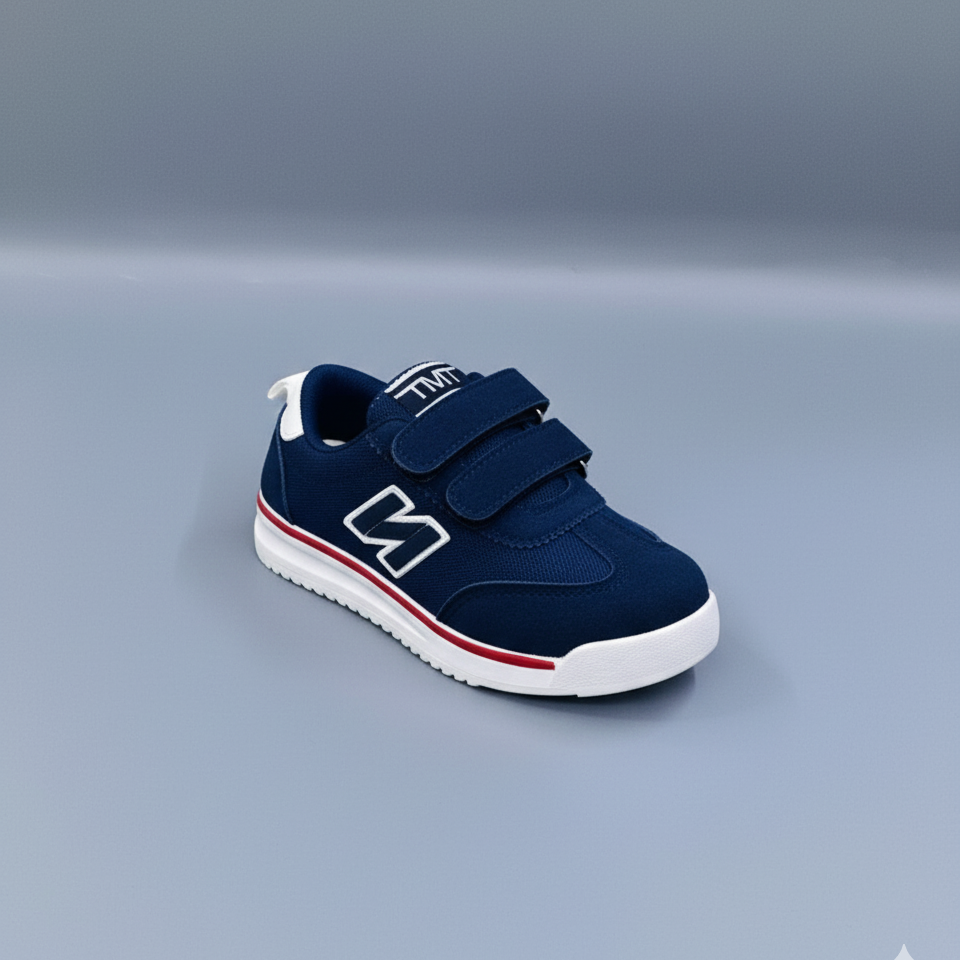 Baskets décontractées à scratch pour enfants – Chaussures légères, confortables et élégantes au quotidien (pointures 25-35)