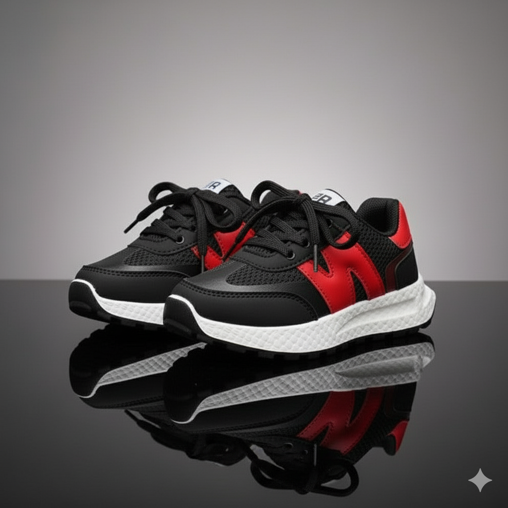 Fashionable children's sneakers made of high-quality materials - comfortable and lightweight for walking and playing