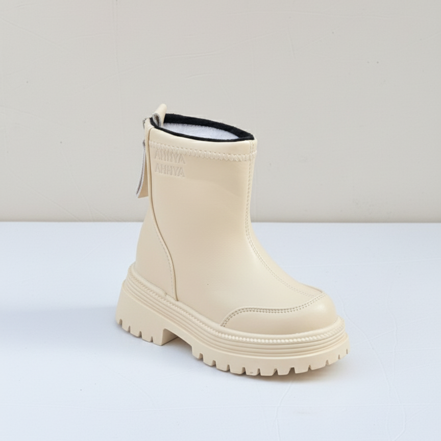 "Chunky Luxe Ankle Boots – Modern Edge in Every Step"