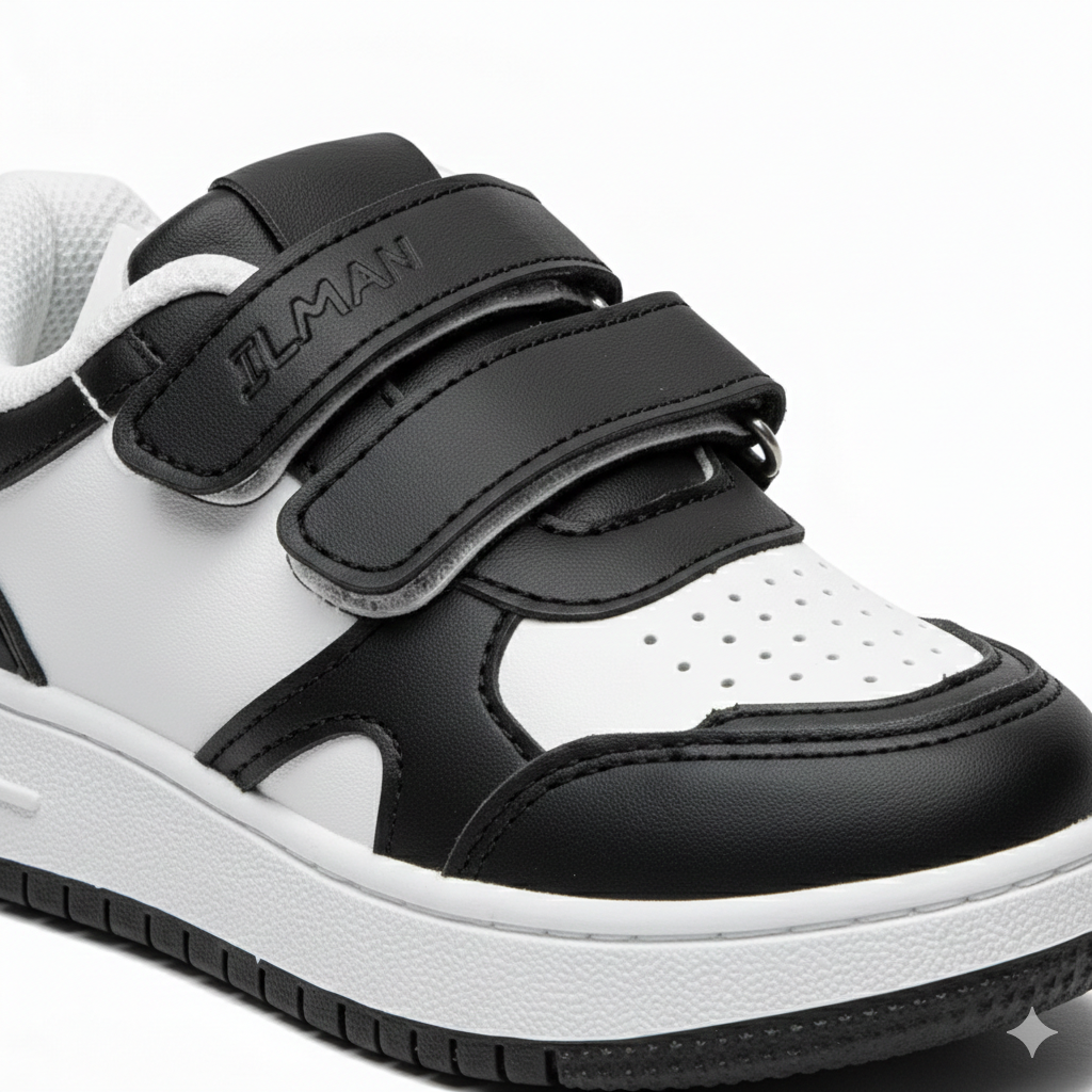 JLMAN Kids Premium Retro Court Sneakers - Uncompromising Everyday Style for Girls and Boys
