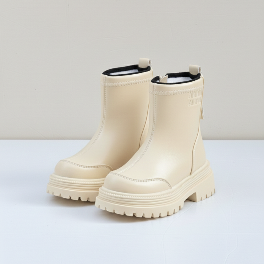 "Chunky Luxe Ankle Boots – Modern Edge in Every Step"