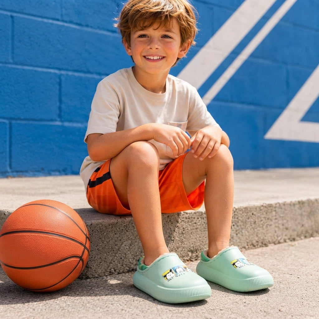 Chaussons douillets et confortables pour enfants : parfaits pour des pieds chauds et confortables