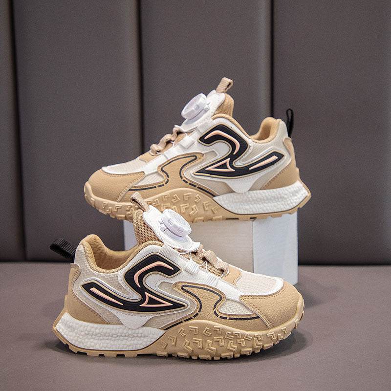 Kids' Swivel-Button Sneakers - Comfort and Style in One Step! - IRRAKIDS