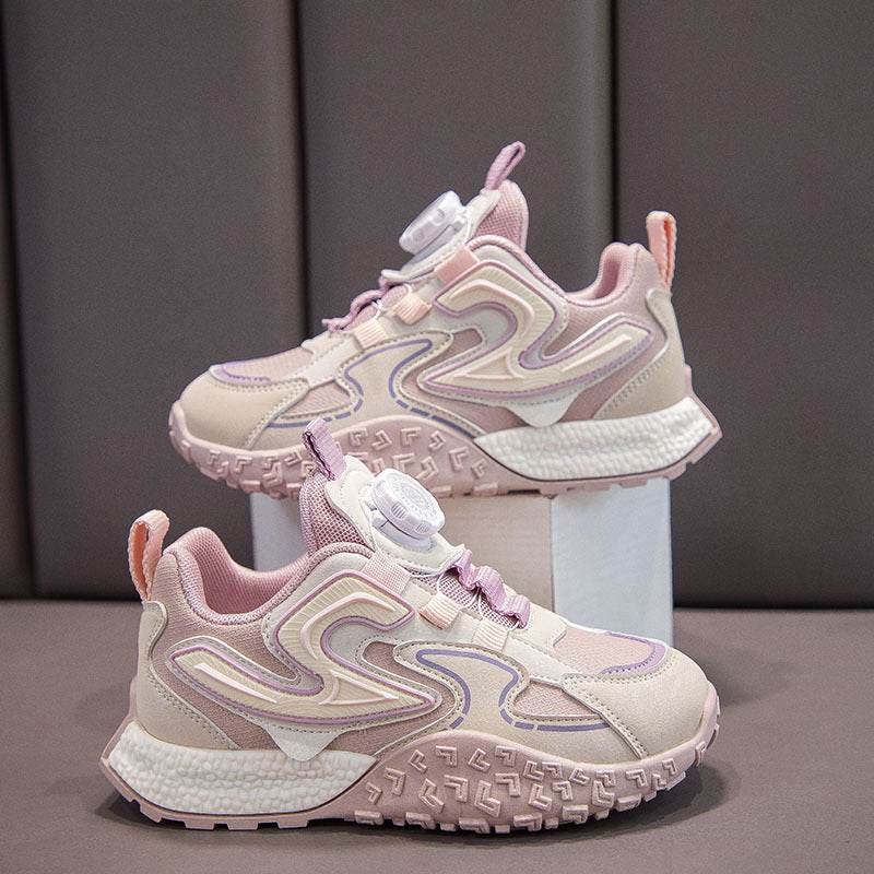 Kids' Swivel-Button Sneakers - Comfort and Style in One Step! - IRRAKIDS