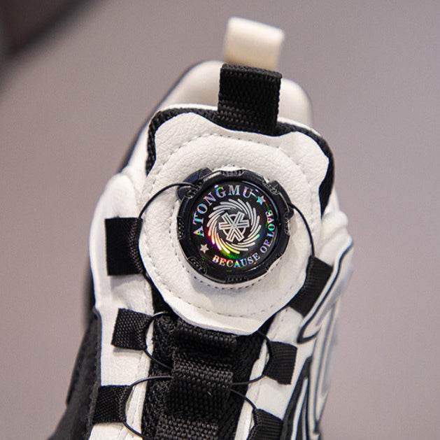 Kids' Swivel-Button Sneakers - Comfort and Style in One Step! - IRRAKIDS