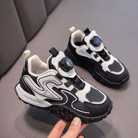 Kids' Swivel-Button Sneakers - Comfort and Style in One Step! - IRRAKIDS