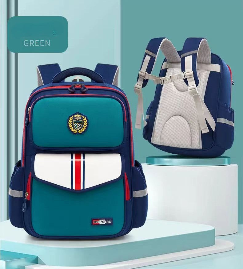 2025 New Kids’ Back Protection Schoolbag – Large Capacity Multi-Function Backpack for Grades 1-6