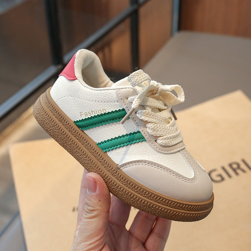 Baskets coréennes élégantes et tendance pour enfants – Parfaites pour les garçons et les filles | Chaussures de printemps minimalistes et de qualité