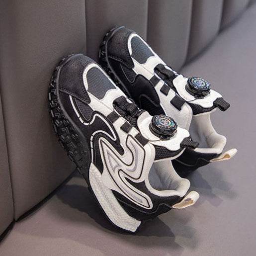Kids' Swivel-Button Sneakers - Comfort and Style in One Step! - IRRAKIDS