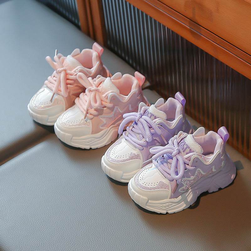 Sport Elegance: Fashion-Forward Girls Athletic Shoes with a Non-Slip Design - IRRAKIDS
