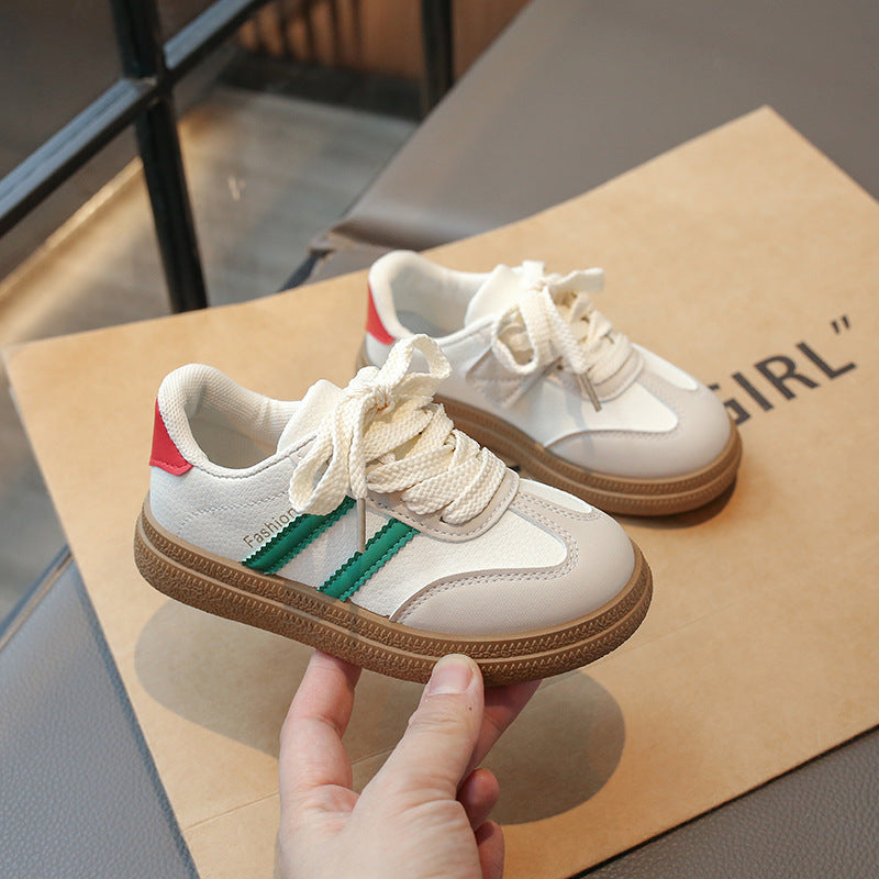 Baskets coréennes élégantes et tendance pour enfants – Parfaites pour les garçons et les filles | Chaussures de printemps minimalistes et de qualité