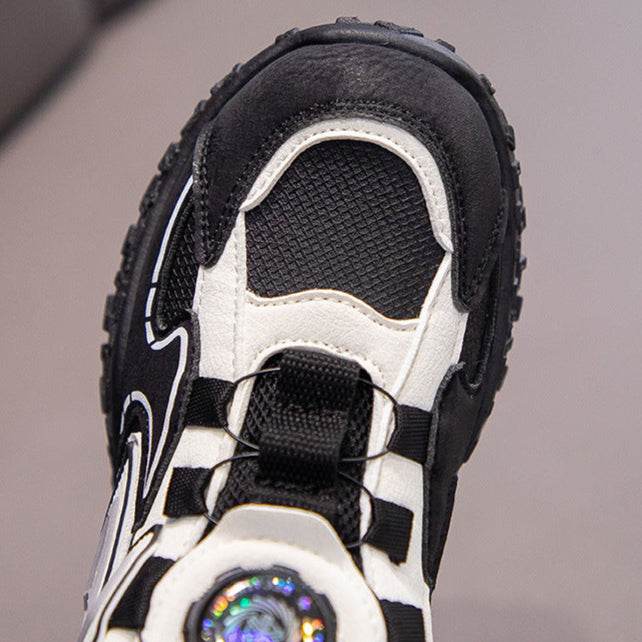 Kids' Swivel-Button Sneakers - Comfort and Style in One Step! - IRRAKIDS
