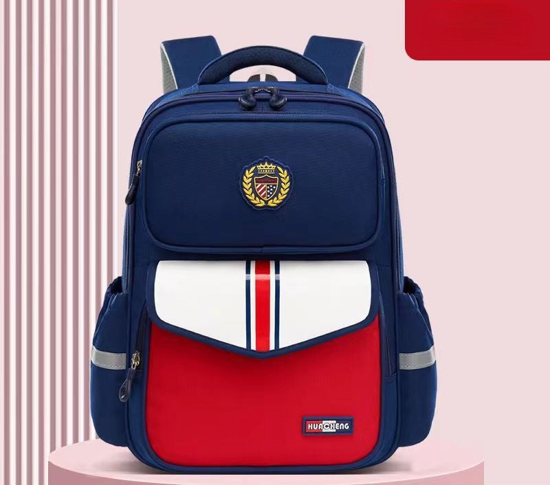 2025 New Kids’ Back Protection Schoolbag – Large Capacity Multi-Function Backpack for Grades 1-6