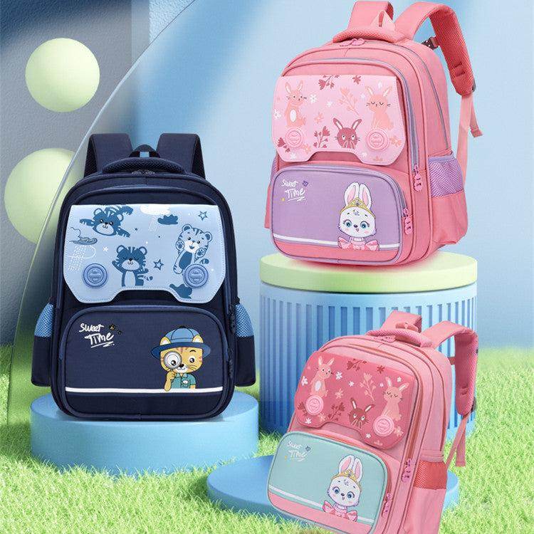 Large Capacity Burden-Reducing Cartoon Backpack – Stylish & Comfortable for 2rd-6th Grade Boys & Girls - IRRAKIDS