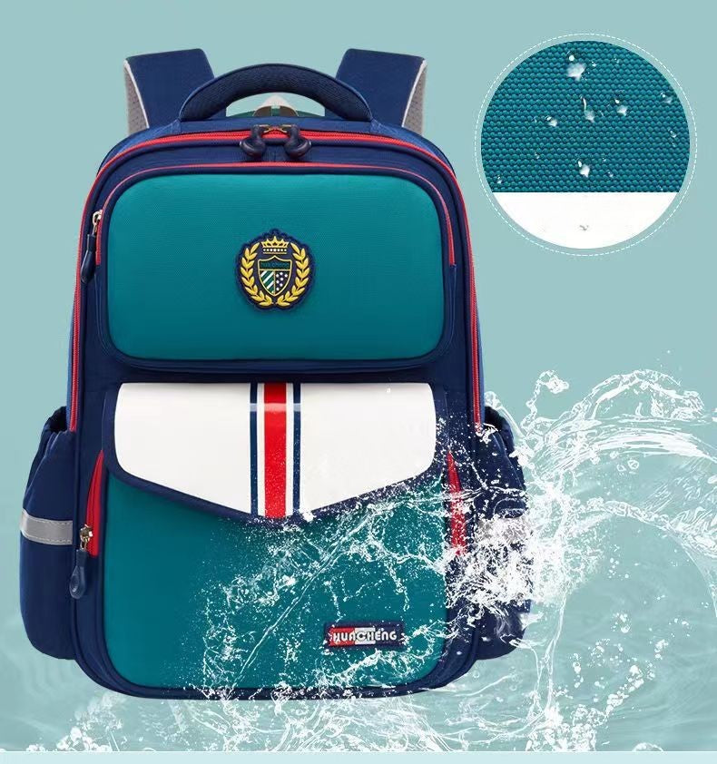 2025 New Kids’ Back Protection Schoolbag – Large Capacity Multi-Function Backpack for Grades 1-6
