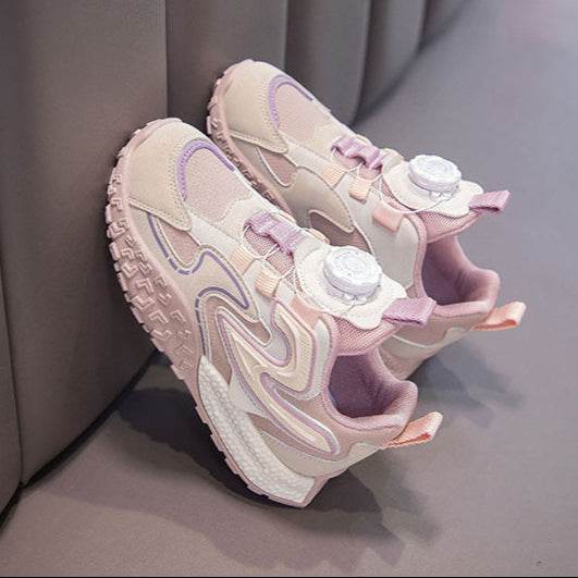 Kids' Swivel-Button Sneakers - Comfort and Style in One Step! - IRRAKIDS