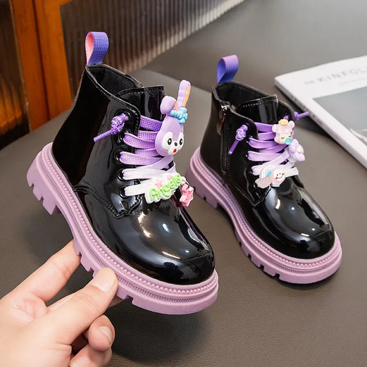 2023 Purple Fashion Martin Boots for boys and Girls - Stylishwear