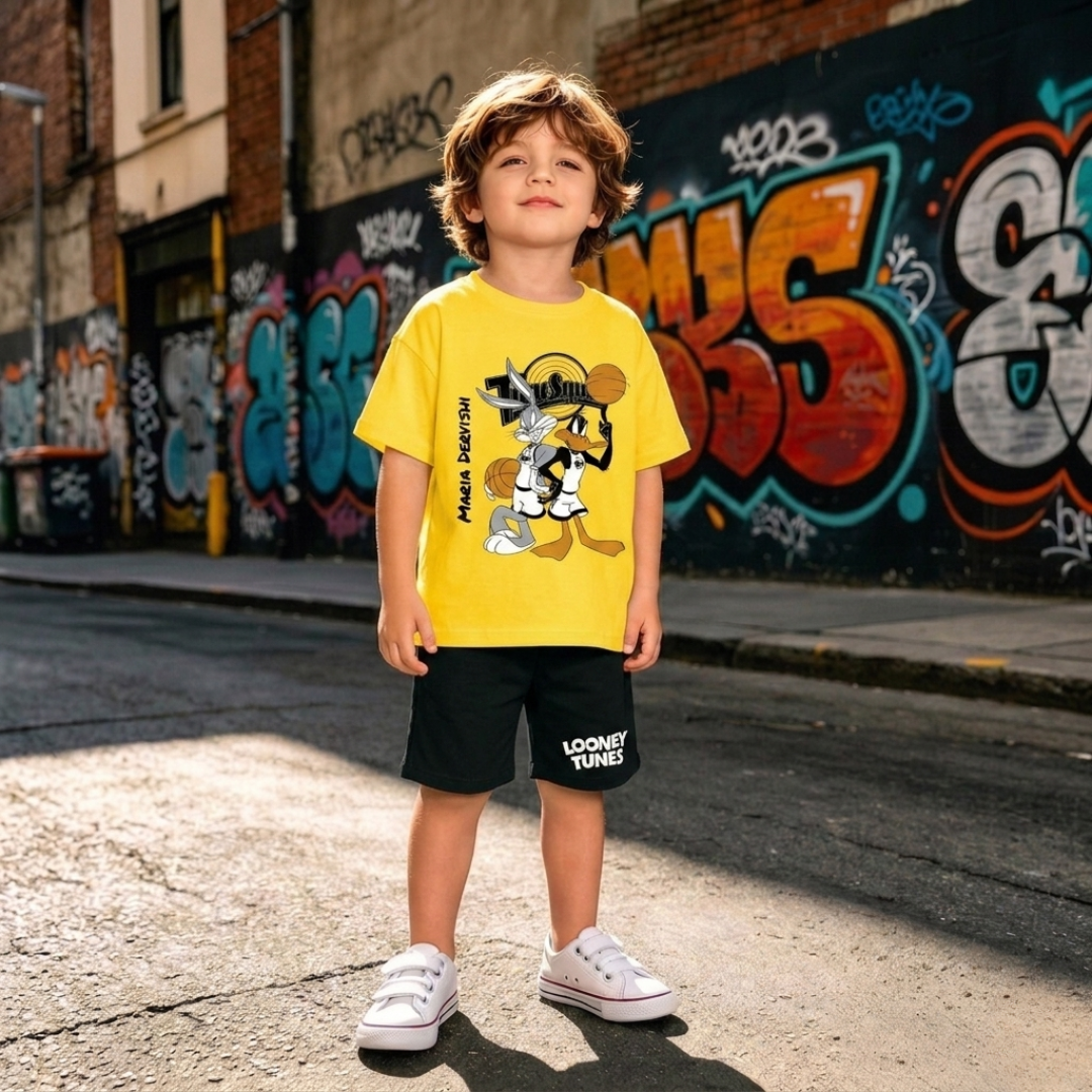 Looney Tunes Basketball Kids Summer Set – 2 Pieces