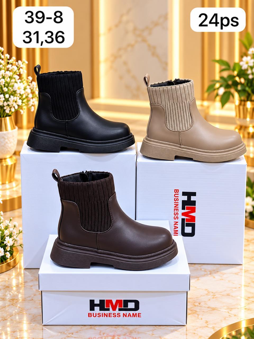 Classic Chelsea Ankle Boots with Ribbed Knit Details – Everyday Style in Black, Taupe & Brown