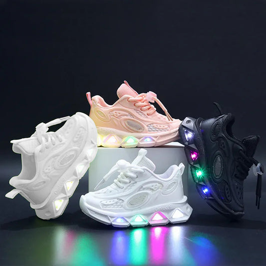 ShineBright LED Light-Up Shoes: Stylish, Comfortable, and Fun for Kids!