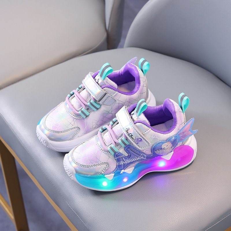LED Sport Shoes Inspired by Elsa for Kids! - IRRAKIDS