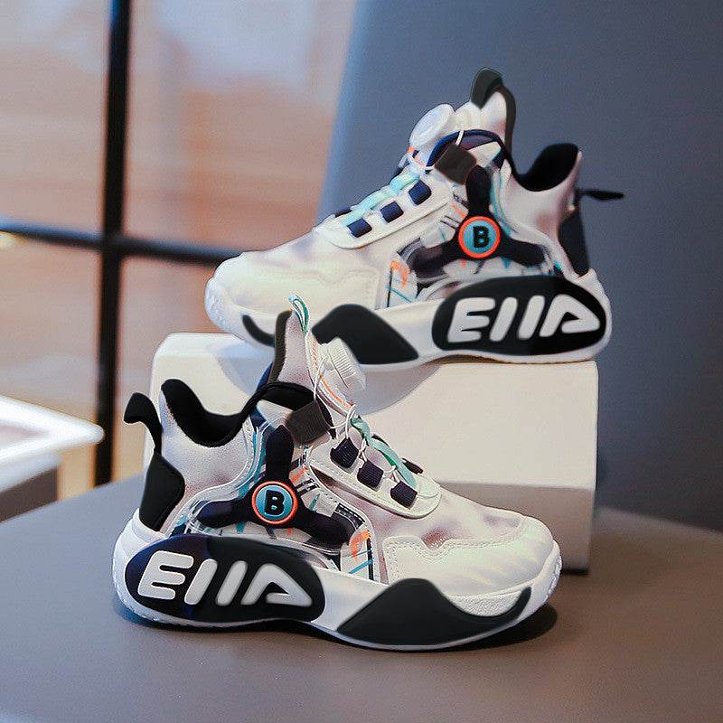 Summertide Sporty Unisex durable kids shoes with rotating button - IRRAKIDS