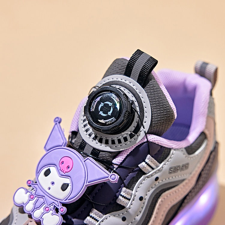 Kids' Light-Up Sneakers with Retractable Wheels - Fashionable Design with LED Light
