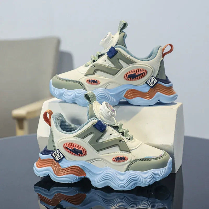 Trendy Kids’ Sport Sneakers – Lightweight, Colorful & Comfortable Design