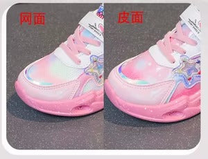 Girls' shoes with LED lights, comfortable and stylish 02