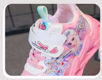 Girls' shoes with LED lights, comfortable and stylish 02