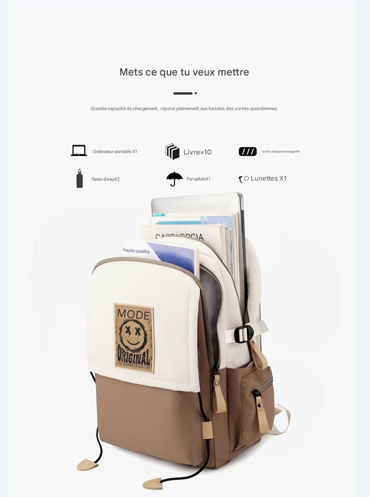 Premium Durable Unisex School Backpack – Modern Style, Large Capacity & Long-Lasting Comfort