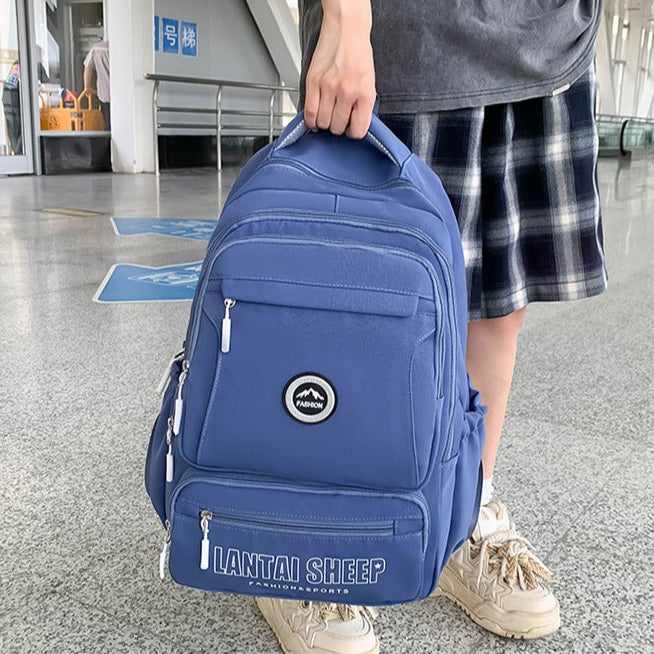 Sacs à dos d'école multi-poches tendance - pour le collège et le lycée