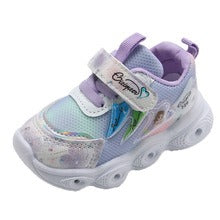 Chaussures pour filles avec lumières LED, confortables et élégantes