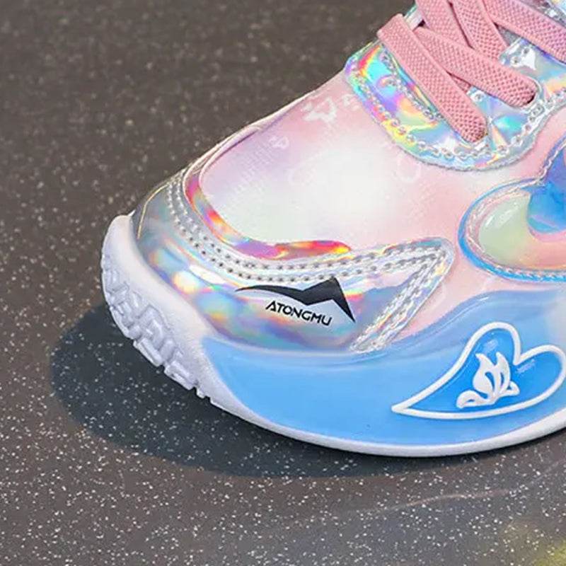 Frozen Magic: Disney Girls' Winter Sneakers - Cozy Plush Lining, Breathable Design, and Leather Top for Stylish Young Athletes! - IRRAKIDS