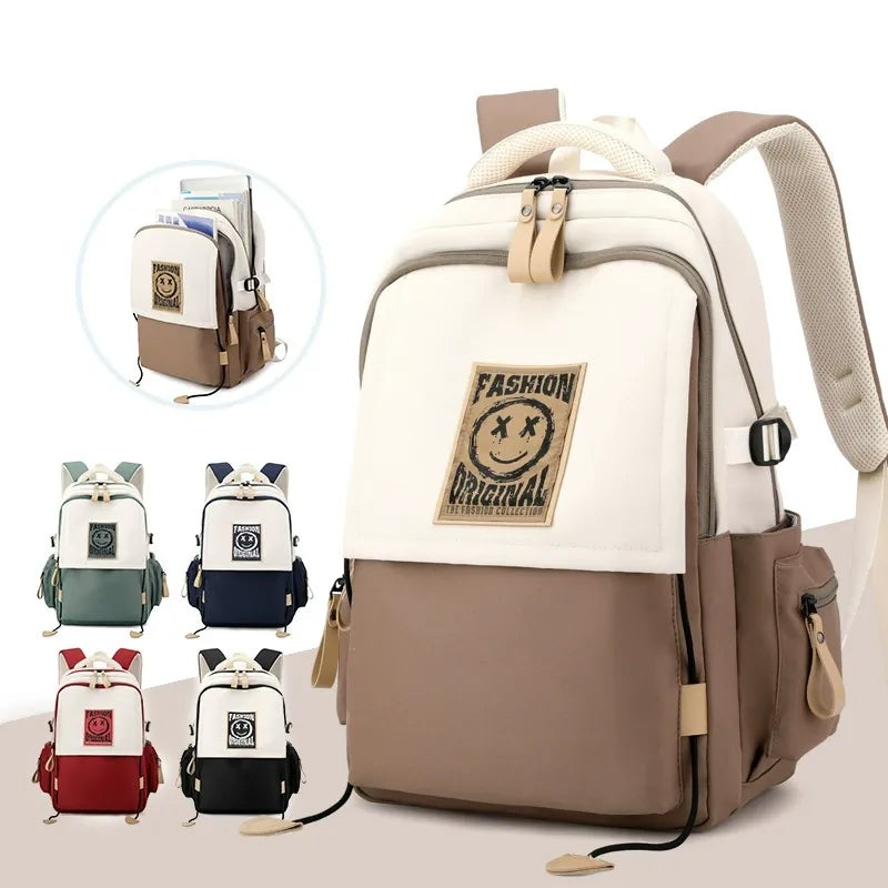 Premium Durable Unisex School Backpack – Modern Style, Large Capacity & Long-Lasting Comfort