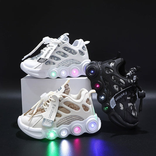 Light up your little one's style with our Unisex LED Sneakers - A Cool and Stylish Addition to Any Outfit!