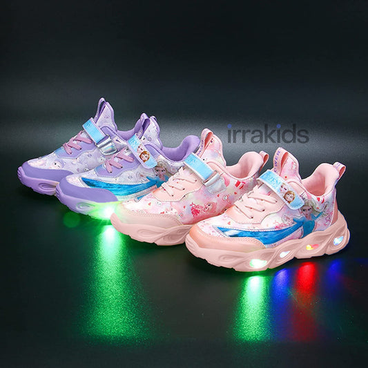 2022 New Girls LED Lighting Shoes Casual Shoes