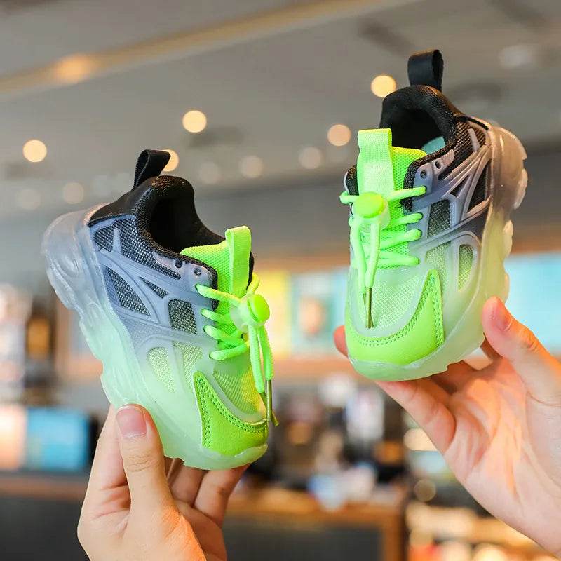 New Breathable Mesh Training Shoes: Stylish and Comfortable for Primary School Kids!