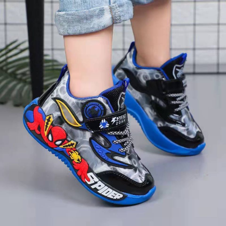 2023 Sneakers Children Casual super hero shoes with cool print