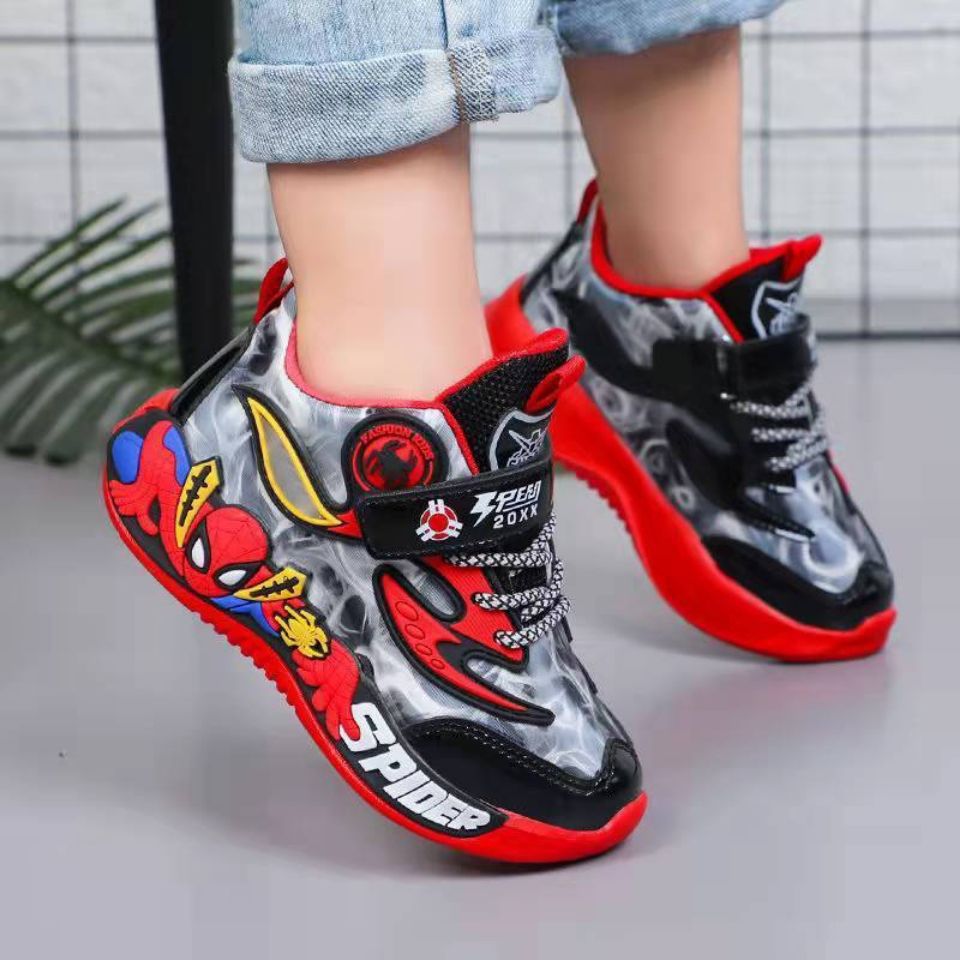 2023 Sneakers Children Casual super hero shoes with cool print