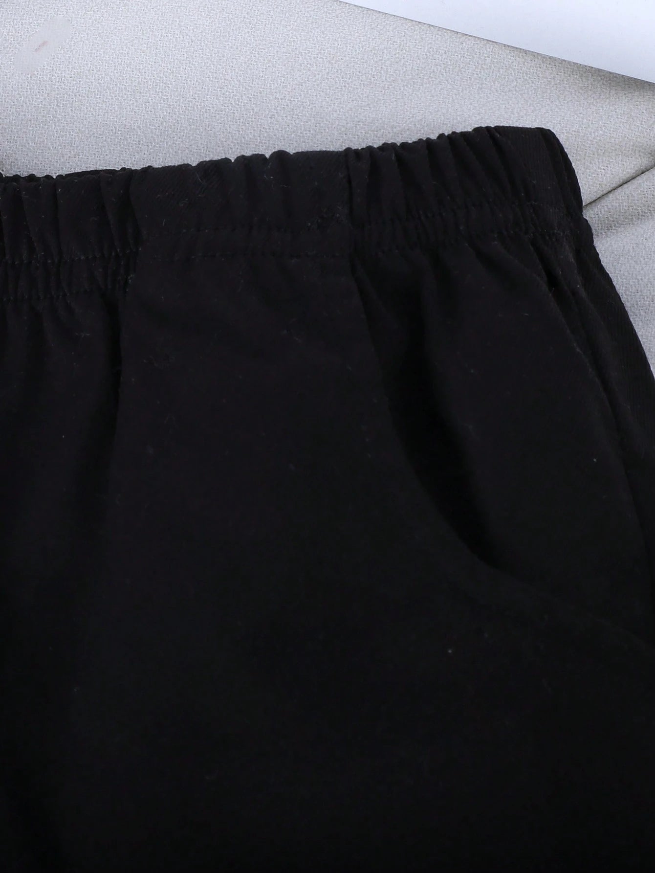 Ensemble pour  garçon Playful Pals – Surchemise élégante à imprimé pied-de-poule + pantalon noir assorti, tenue décontractée et élégante pour le printemps et l'automne