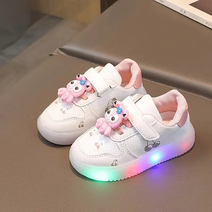 Sparkle Stride : Chaussures de skate lumineuses à LED pour fille – Confort lumineux pour s'amuser en plein air