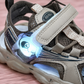 Kids Sport Sandals with LED Lights – Breathable Anti-Slip Summer Shoes