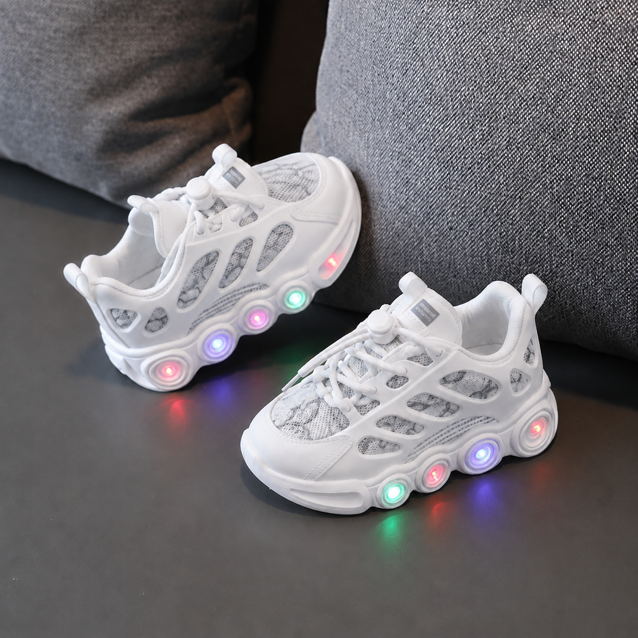 Kids Lightweight Chunky Sneakers – Breathable Casual Sports Shoes for Boys & Girls