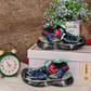 Superhero LED Summer Sandals for Kids – Light-Up, Breathable & Safe
