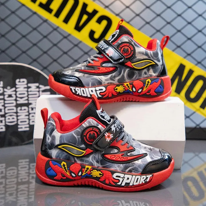 2023 Sneakers Children Casual super hero shoes with cool print